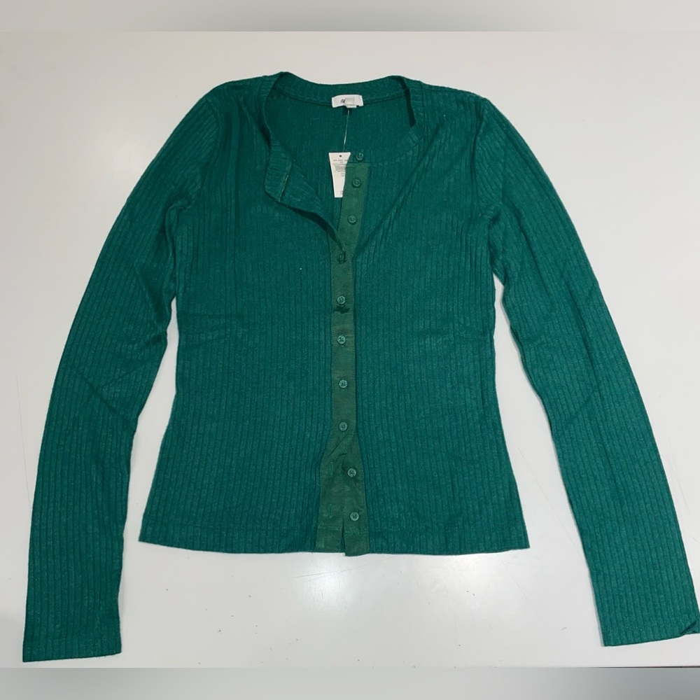 Aerie Green Cardigan